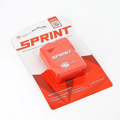 Нить уплотнительная бокс 50м SPRINT 61011 Нить уплотнительная бокс 50м SPRINT 61011
