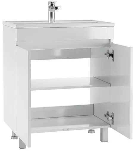 Тумба-умывальник напольный Айсберг Норма 70 белый DA1657T+4620008197746