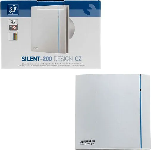 Вентилятор вытяжной Soler &amp; Palau SILENT-200 CZ DESIGN 3C белый
