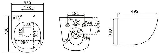 Комплект 5 в 1 Lemark Peneda Expert+Bit+ Glazer Black 100122237 с кнопкой Bit 9802006 черный матовый soft touch