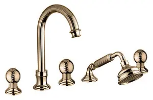 Смеситель на борт ванны на 5 отверстий Cezares Olimp бронза OLIMP-BVD-02-M Смеситель на борт ванны на 5 отверстий Cezares Olimp бронза OLIMP-BVD-02-M, 1