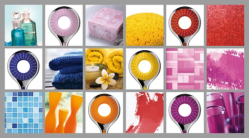 Лейка ручного душа Grohe Rainshower Icon хром/желтый 27446000 Лейка ручного душа Grohe Rainshower Icon хром/желтый 27446000