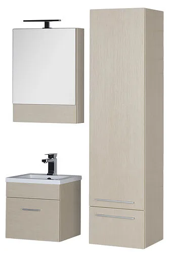 Шкаф-зеркало Aquanet Нота 50 L светлый дуб 00172681