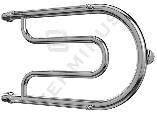 Полотенцесушитель водяной Terminus Фокстрот AISI 32х2 320х700 полированная сталь 4620768881251