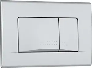 Клавиша смыва для унитаза Roca Active 32B 8901130B2 хром матовый Клавиша смыва для унитаза Roca Active 32B 8901130B2 хром матовый, 1