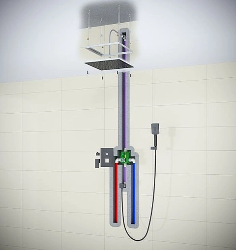 Душевая система со смесителем для ванны Timo Selene хром SX-2039/00SM