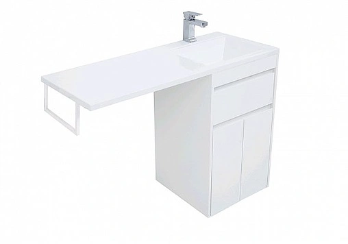 Тумба под умывальник напольная Aquanet Токио 58 белый 00237745