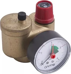 Группа безопасности котла до 50 кВт 1&quot; 3 бар Gappo G1453, 2