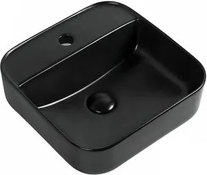 Раковина Aquanet City 39 черный матовый CITY-2-MB Раковина Aquanet City 39 черный матовый CITY-2-MB, 1