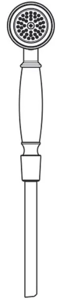Смеситель для ванны Vidima Retro хром/белый BA354AA Смеситель для ванны Vidima Retro хром/белый BA354AA, 4