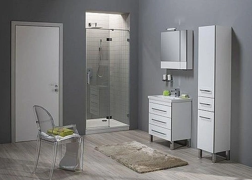 Тумба-умывальник напольная Aquanet Сиена 70 белый 00189225+00185343