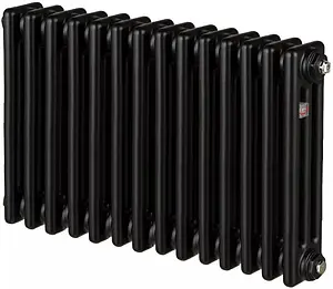 Радиатор стальной трубчатый Zehnder Charleston 3057/14 1270 ¾" Ral 9217 Traffic Black (matt) Радиатор стальной трубчатый Zehnder Charleston 3057/14 1270 ¾" Ral 9217 Traffic Black (matt), 1