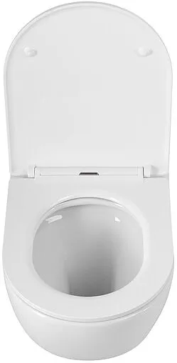 Унитаз подвесной безободковый Cezares Relax Tornado белый CZR-38088-49-TH-TOR/SC