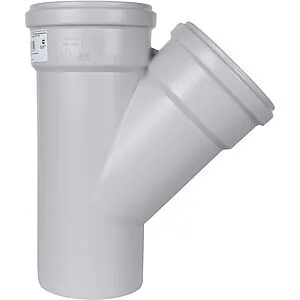 Тройник внутренний бесшумный D=110x110мм Угол 45° Stout SKB-0015-111145, 5