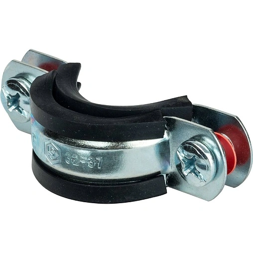 Хомут сантехнический обрезиненный 1&quot; (32-37мм) Stout SAC-0020-000001