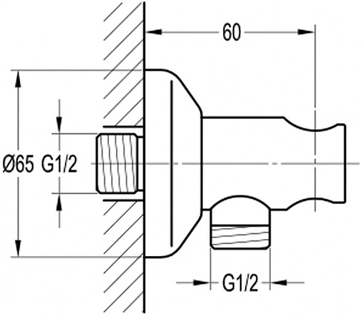 Шланговое подключение с держателем Swedbe Terracotta Art терракотовый 2559