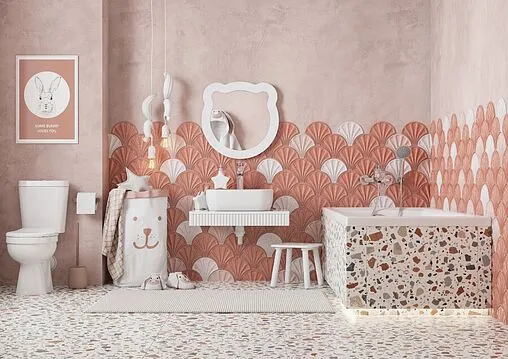 Зеркало Aquaton Каспер Мишка 50 белый матовый 1A283502CRE20