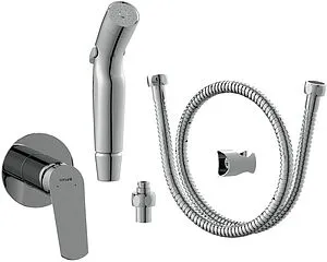 Гигиенический душ со смесителем Cersanit Flavis хром 64104, 3