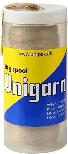 Льняная сантехническая нить (шпуля) 80г Unipak Unigarn 1500820