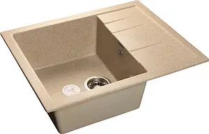 Мойка кухонная GranFest Quadro Q-650L песочный Мойка кухонная GranFest Quadro Q-650L песочный, 1