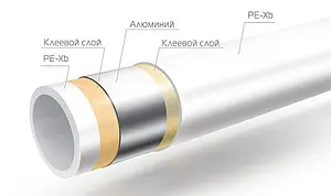 Труба металлополимерная Royal Thermo AXIOpress 50 x 4.5 мм PE-Xb/AL/PE-Xb штанга 5м RTE 70.050, 2