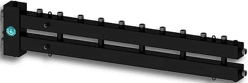 Распределительный коллектор 6 контуров с гидрострелкой 1¼&quot;н x 1&quot;н Север-М6 1925071