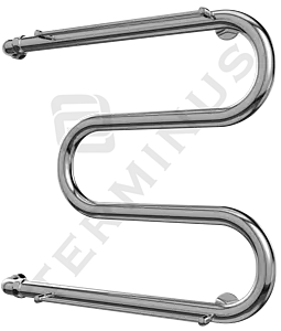 Полотенцесушитель водяной Terminus М-образный с/п AISI 32х2 600х600 полированная сталь 4620768880438 Полотенцесушитель водяной Terminus М-образный с/п AISI 32х2 600х600 полированная сталь 4620768880438, 2