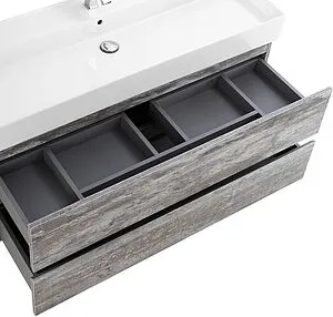 Тумба под умывальник подвесная Cezares Molveno 46 120 Legno Grigio MOLVENO 46-120-2C-SO-LG Тумба под умывальник подвесная Cezares Molveno 46 120 Legno Grigio MOLVENO 46-120-2C-SO-LG, 5