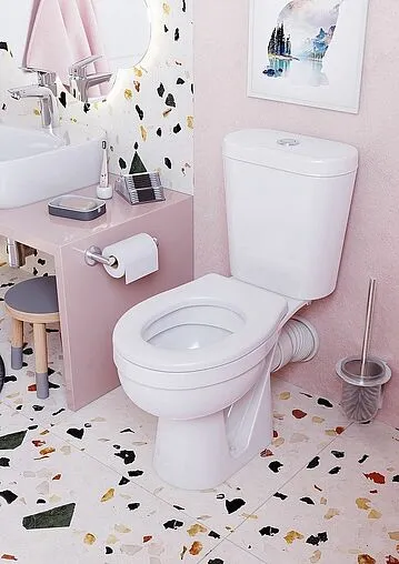 Унитаз-компакт Santek Каспер белый 1WH501741