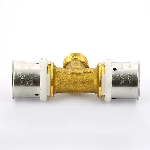 Тройник пресс переходной 26мм x ½"н x 26мм Uni-fitt 708G8280 Тройник пресс переходной 26мм x ½"н x 26мм Uni-fitt 708G8280