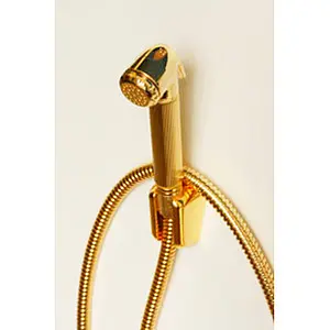 Гигиенический душ с держателем Bossini Nikita золото C04045.021, 3