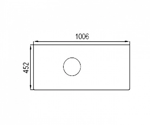 Столешница Aquaton Брук 100 (80+20) белый глянцевый 1A204305BC010