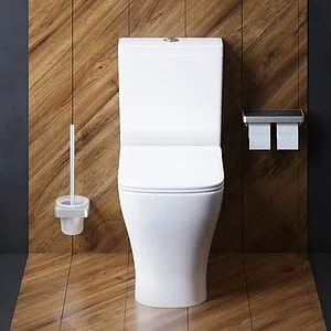 Унитаз-компакт безободковый Damixa Titan белый DX78C8600SC Унитаз-компакт безободковый Damixa Titan белый DX78C8600SC, 5