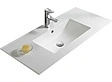 Тумба-умывальник подвесная Comforty Турин 120 дуб бежевый/белый 00004137137CF