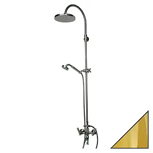 Душевая система со смесителем для ванны Bossini Liberty золото L01203.021 Душевая система со смесителем для ванны Bossini Liberty золото L01203.021, 1