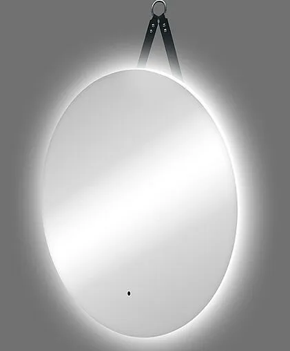 Зеркало с подсветкой Continent Best Led 65 с бесконтактным сенсором чёрный ЗЛП606