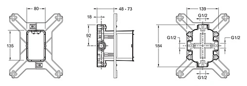 Скрытая часть Jacob Delafon 98699D-NF