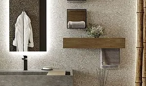 Полка Jorno Forest 20 стекло/дуб орлеан Fost.05/A/RL, 4