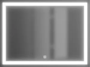 Зеркало с подсветкой Uperwood Tanos 80 с подогревом белый/серебро 291020222 Зеркало с подсветкой Uperwood Tanos 80 с подогревом белый/серебро 291020222, 1