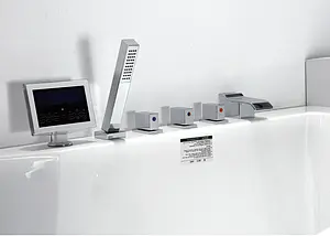 Ванна акриловая с гидромассажем Gemy 171x86 R G9066 II O R, 5