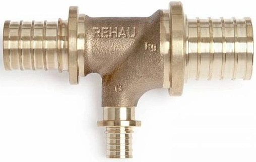 Тройник аксиальный редукционный 32мм x 16мм x 25мм Rehau Rautitan RX+ 14563971001