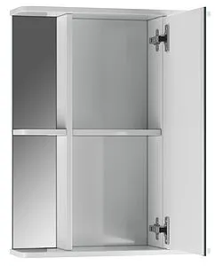 Шкаф-зеркало Айсберг Норма 2-60 R белый DA1612HZ, 3