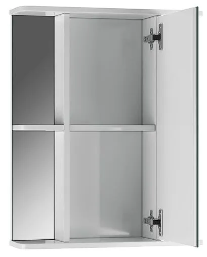 Шкаф-зеркало Айсберг Норма 2-60 R белый DA1612HZ