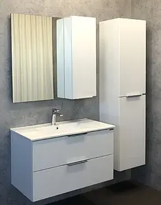 Шкаф-пенал подвесной Comforty Бруклин 40 сосна белая 00004148006CF, 3