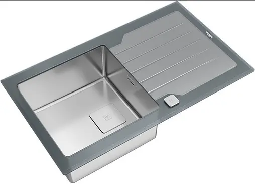 Мойка кухонная Teka Diamond RS15 1B 1D 86 нержавеющая сталь/серый камень 115100021