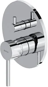 Смеситель для ванны скрытого монтажа Damixa Scandinavian Pure хром 367100000 Смеситель для ванны скрытого монтажа Damixa Scandinavian Pure хром 367100000, 1