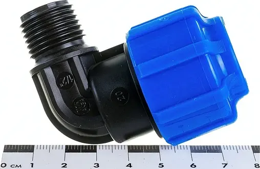 Уголок компрессионный переходной 20мм x ½&quot;н ТПК-Аква 50012012