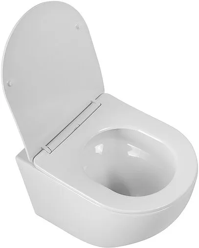 Унитаз подвесной безободковый BelBagno Sfera-R Tornado белый BB046CH-TOR