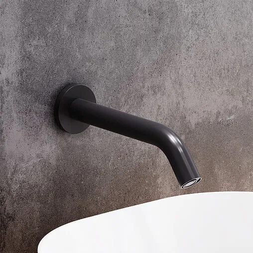 Смеситель для раковины из стены Damixa Scandinavian Pure чёрный матовый 360270300