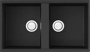 Мойка кухонная Omoikiri Kitagawa 83-2-U-GB графит 4993811 Мойка кухонная Omoikiri Kitagawa 83-2-U-GB графит 4993811, 1